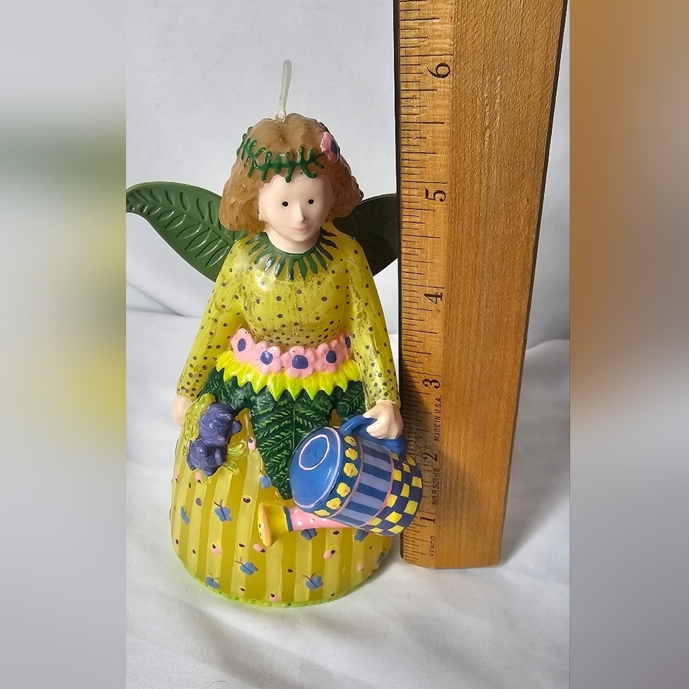 Debbie Mumm Botanical Garden Fairy Candle 2002 Boston Warehouse Figural New Tag - Picture 8 of 11